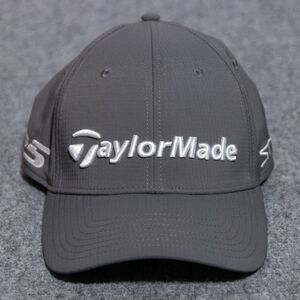 TaylorMade Hat Cap Strap Back Men's Gray White TP5 Stealth Golf Adjustable OSFA